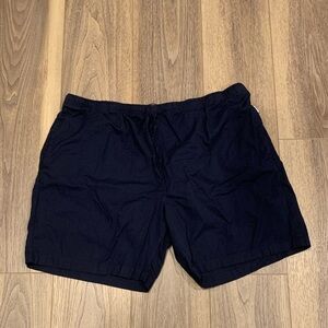 Onia Navy Blue Cotton Shorts
